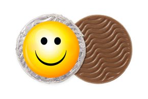 Schokolade Smiley-Taler, Genuss-Agentur