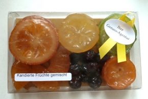 Präsent Kandierte Früchte gemischt 220 g, Ihre Genuss-Agentur